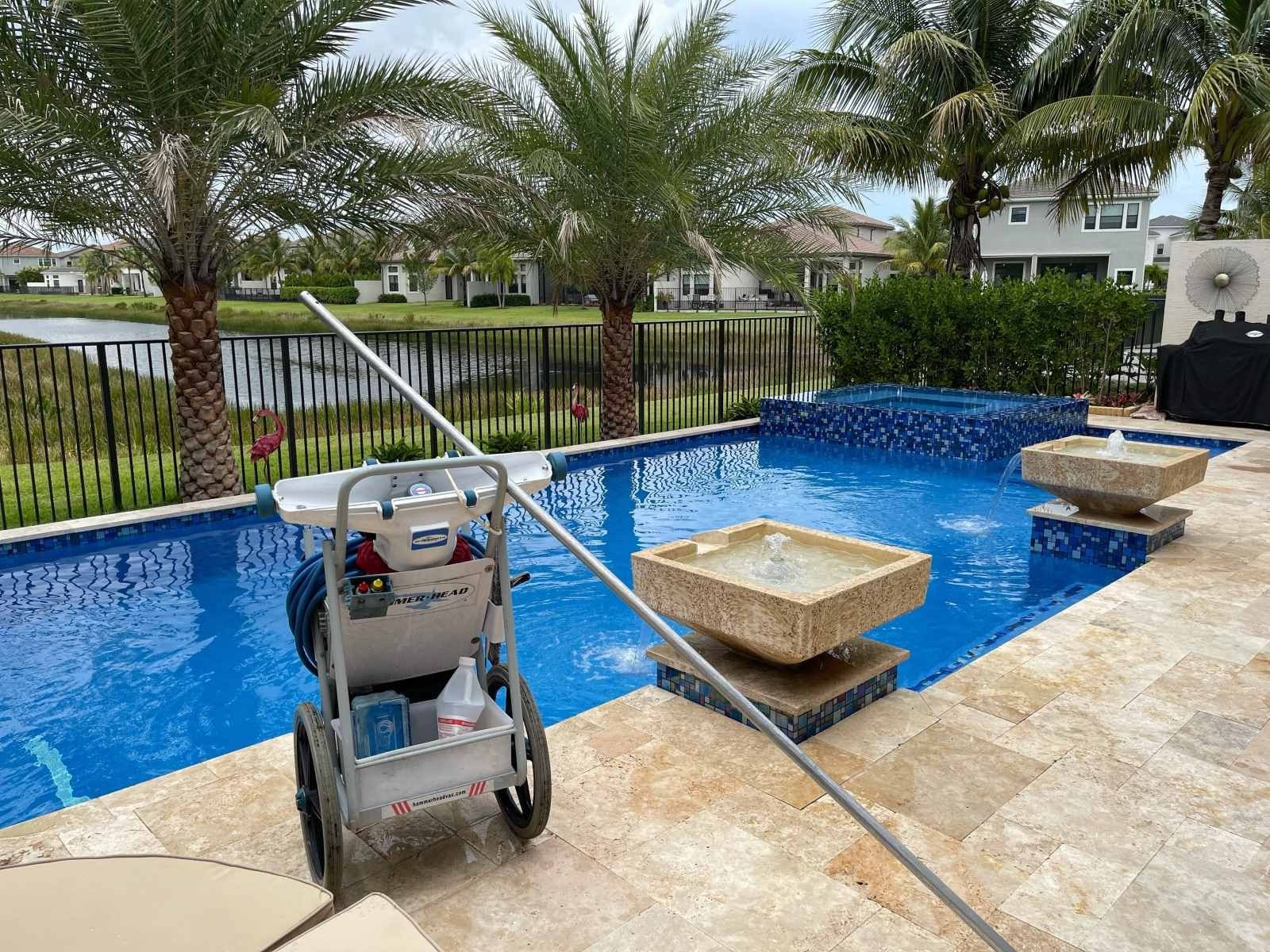 Pool Vacuuming - Weekly